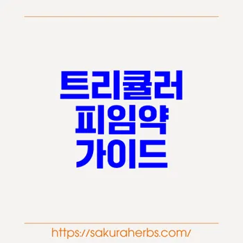 트리큘러 경구피임약 사용 가이드: 용법, 부작용 및 효능