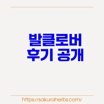 입술포진 치료 발라시클로버 Valacyclovir 발클로버 후기 사쿠라허브에서 직구